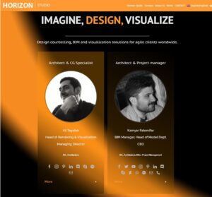 Website- Horizon Studio Social Media